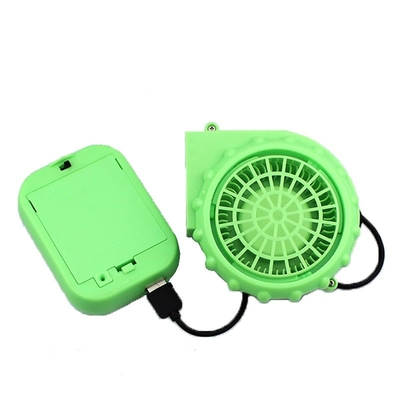 USB electric mini blower, brushless blower, inflatable toy motor, doll clothing, green, novel in 2021 W103