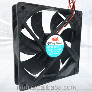 Hotel DC 24volt Plastic Impeller Types Cooler Fan 120*120*25mm Fan For Computer
