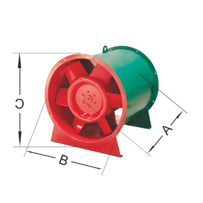 High Temperature Hotels HTF Fan For Fire Fighting Purpose Exhaust Extractor Steam Vacuum Cleaner Draft Circulation Cooling Fan